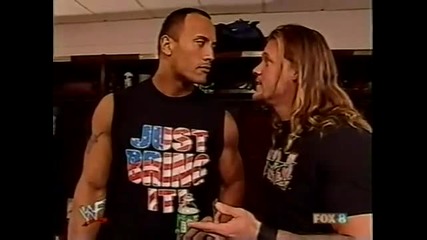 Wwf Smackdown Chris Jericho And The Rock Funny Backstage