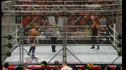 Cm Punk vs Jerry The King Lalwer(steel cage match) Raw 27/08/12