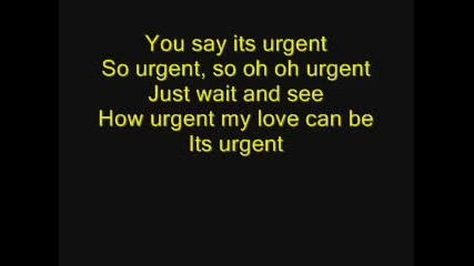 Foreigner - Urgent with lyrics