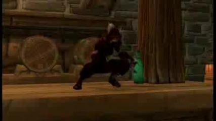World of Warcraft:blood Elf Rogue in Stormwind City 