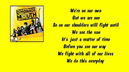 Lemonade Mouth - Here We Go Karaoke - Караоке/инструментал Без Бек Вокали! Hq