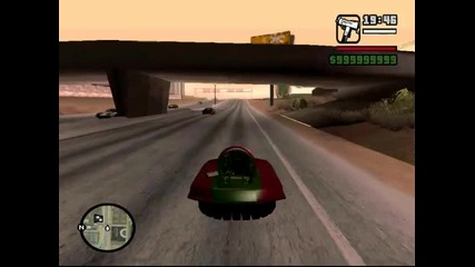 Gta:sa boat in the city