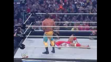 Wrestle Mania 23 Chris Benoa Vs Montel Vontevios Porter Part 2