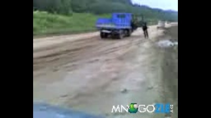 Мечка гони руснак за закуска