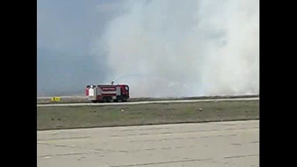 Пожар на Авио шоуто в Крумово