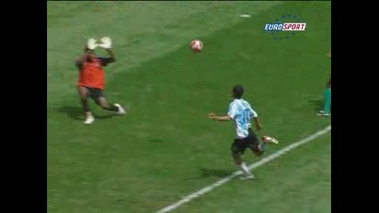 Арженитина победи Нигерия въфинала на Олимпийските игри ( Пекин - 2008 )