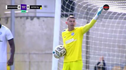 Черноморец - Ботев Пловдив 0:1 /първо полувреме/