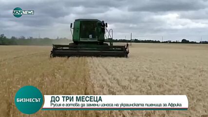 Путин: Русия е готова доставя зърно в Африка, което да замени украинската пшеница