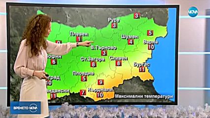 Прогноза за времето (14.12.2018 - централна емисия)