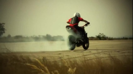 Stunt riding ..