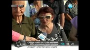 Протест срещу убийството на село Маринка с камъни - Здравей, България (10.07.2014г.)