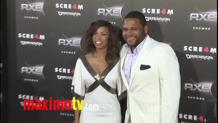 Антъни Андерсън на премиерата на филма си Писък 4