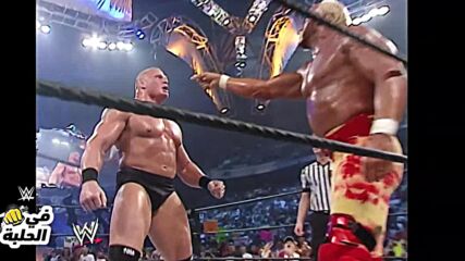 هالك هوجان ضد بروك ليسنر – WWE في الحلبة