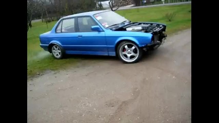 bmw E30 m60 v8 Lv 325i test 