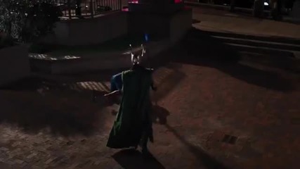 The Avengers - Iron man entrance (ac-dc Shoot To Thrill)