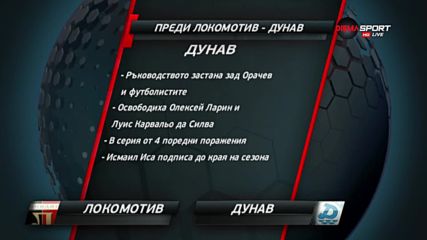 Преди Локомотив Пд - Дунав