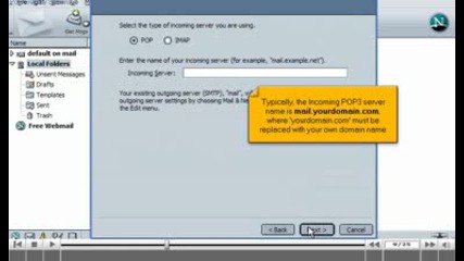 How to Configure Netscape by www.vivahost.com