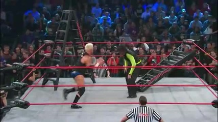 Jeff Hardy - Back Body Drop into a Ladder