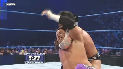 Wwe Friday Night Smackdown 01.1.2010 Beat The Clock Matt Hardy vs Cm Punk 