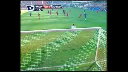 Chelsea - Middlesbrough - Drogba Гол