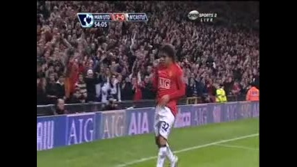 Manchester United Vs Newcastle 2nd Goal Tevez