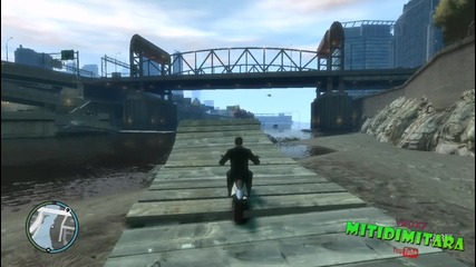 Grand Theft Auto Iv - Стънт с мотор на плажа 