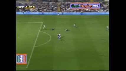 22.08.10 - Първият гол на Ди Мария с екипа на Реал Мадрид ! 