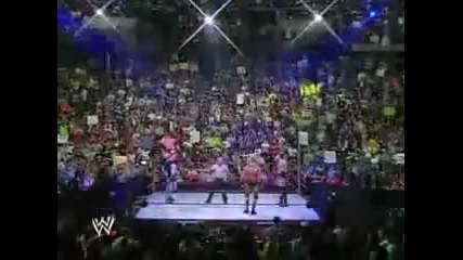Triple H & John Cena vs Randy Orton & Jbl Part 1