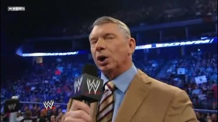 Smackdown 2009/25/09 Mr. Mcmahon говори за следващото Разбиване 