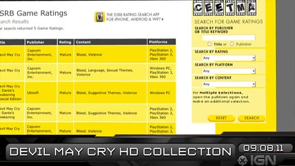Ign Daily Fix - 8.9.2011 - Max Payne 3 & Devil May Cry Hd Details