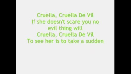 Selena Gomez - Cruella De Vil w. lyrics