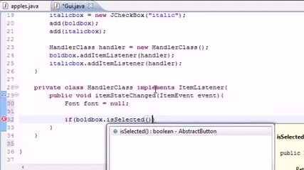 Java Programming Tutorial - 65 - The Final Check Box Program