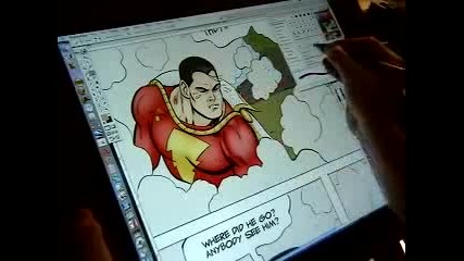 Coloring Shazam With Steve Hamaker