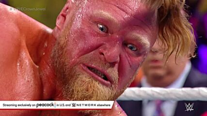 Brock Lesnar’s F-5 to Roman Reigns comes back to hurt him: WWE Crown Jewel 2021 (WWE Network Exclusive)