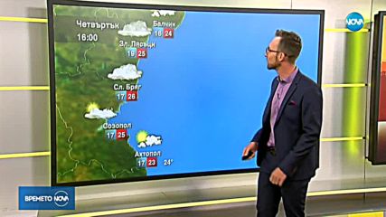 Времето днес – 8 градуса сутрин, 30 през деня