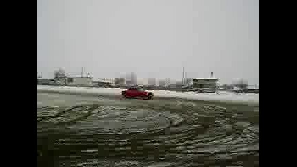 Москвич 2140 - Малко Пързаляне На Сняг