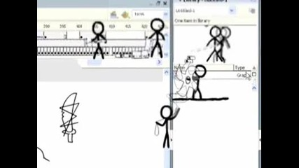 Stick man vs mouse