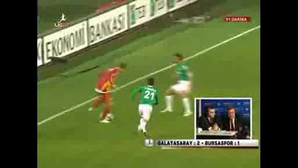 Galatasaray 2:1 Bursaspor(milan Baros Gol)