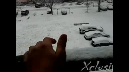 (скандално) Първи сняг в Пловдив 