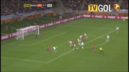 Spain vs Portugal - David Villa (*)