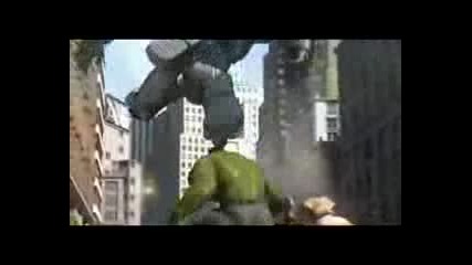 Spider - Man , Iron Man and The Incredible Hulk vs Giant Robots 