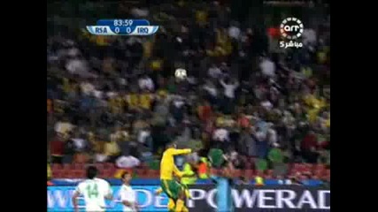 14.06 Най - големия пропуск за 2009 година ! Юар - Ирак 0:0 Купа на Конфедерациите