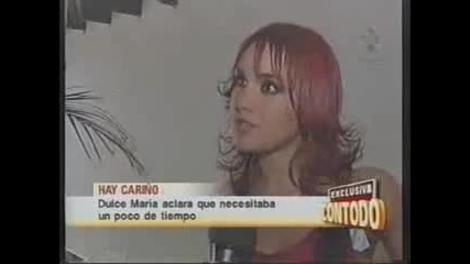 Dulce Maria termino con Poncho