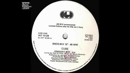 Cube - Concert Boy (12'' ) (italo-disco 1983)