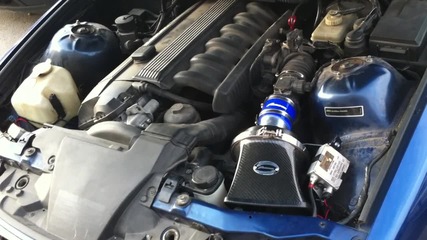 E36 328i + carbon cold air intake