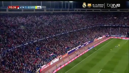 Атлетико ( Мадрид ) 1:0 Спортинг ( Хихон ) 08.11.2015