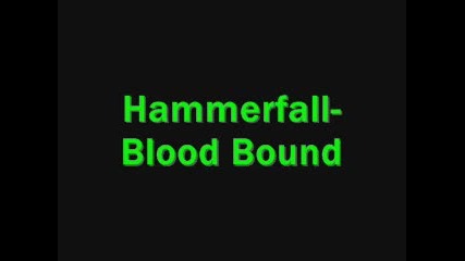 Hammerfall-blood Bound