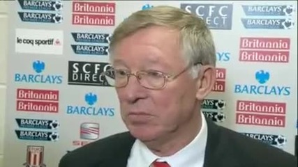 Stoke Vs Manchester United 0 - 2 - Sir Alex Ferguson Full Interview (hq)