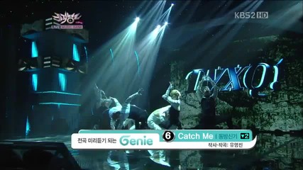 Tvxq - Catch Me @ Music Bank (02.11.2012)