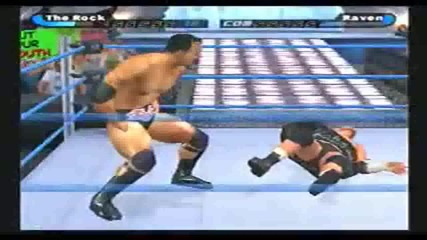 The Rock vs Raven [ Wwe Smackdown: Shut Your Mouth ]